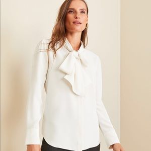 NWT Ann Taylor Blouse with Bow